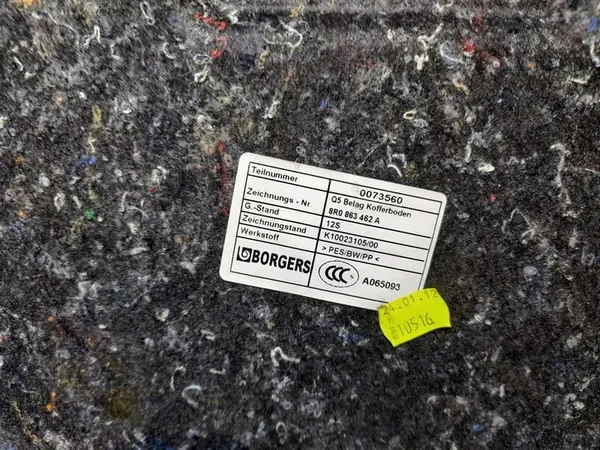 Tapete do porta-malas Audi Q5 SQ5 2011 image 3