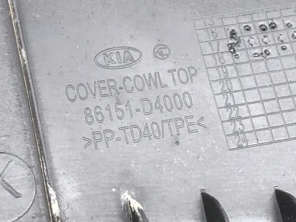 OEM 86151-D4000 Kia Optima Voorruit Afdekking image 6