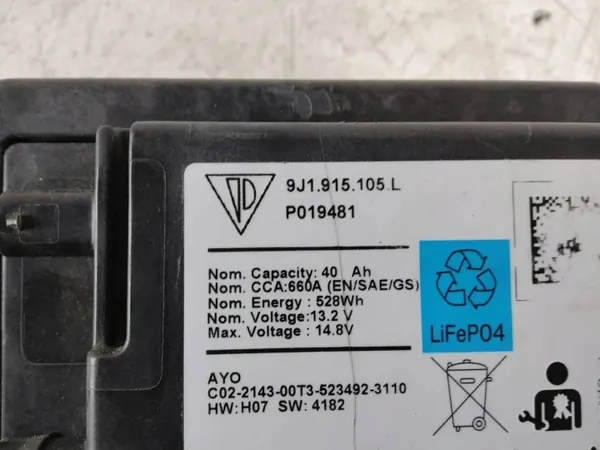 Audi e-tron Batteri OEM 9J1915105L - 1 Ah Begagnad image 4