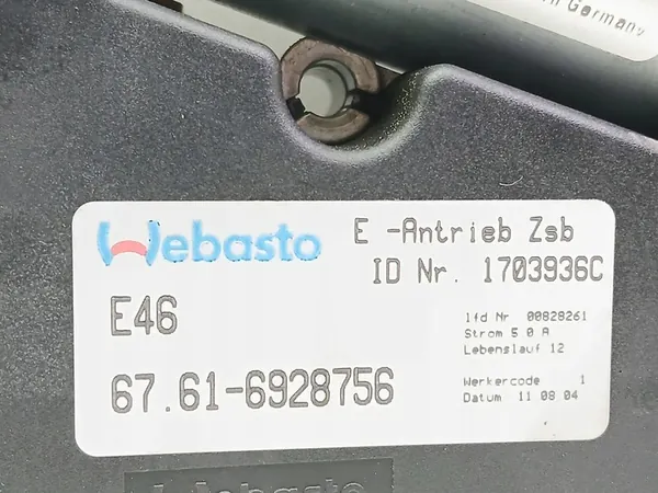 Motor de teto solar BMW E46 6928756 image 6