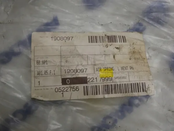Scania OEM 1908097 Fram höger hytluftfjäder image 3