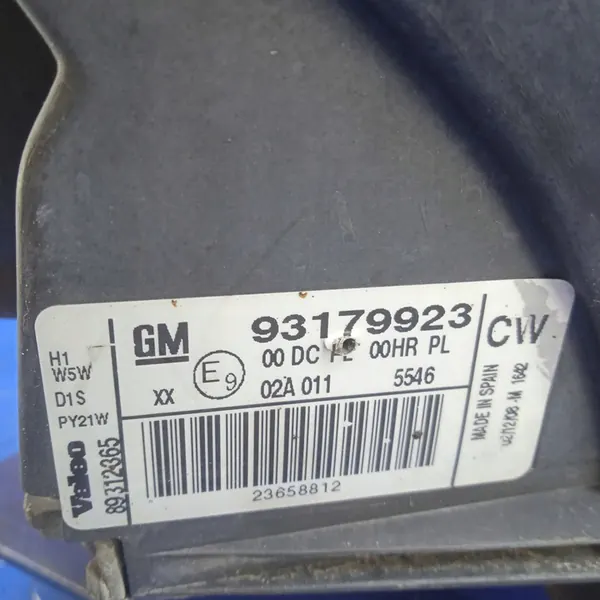 Reflector Xenón Derecho OPEL VECTRA C LIFT 93179923 image 6