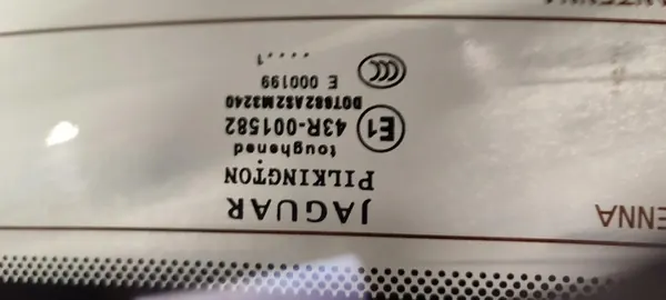 Jaguar XF takaikkuna OEM SZYBA TYŁ SEDAN 2011 image 3