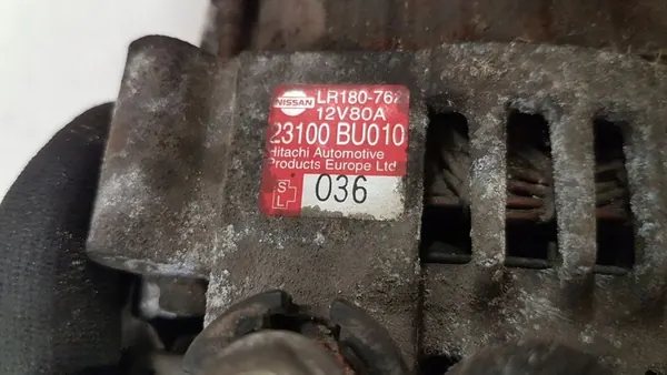 Alternador NISSAN ALMERA II HATCHBACK 1.5L 2000 OEM 23100 image 8