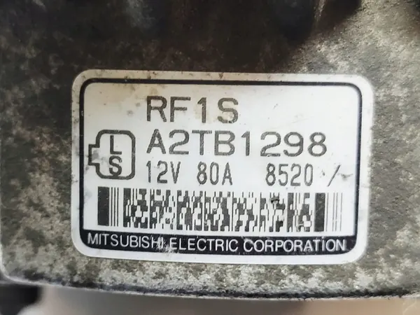 Vaihtovirtageneraattori Mazda Premacy 2.0 TD 80A A2TB1298 image 6