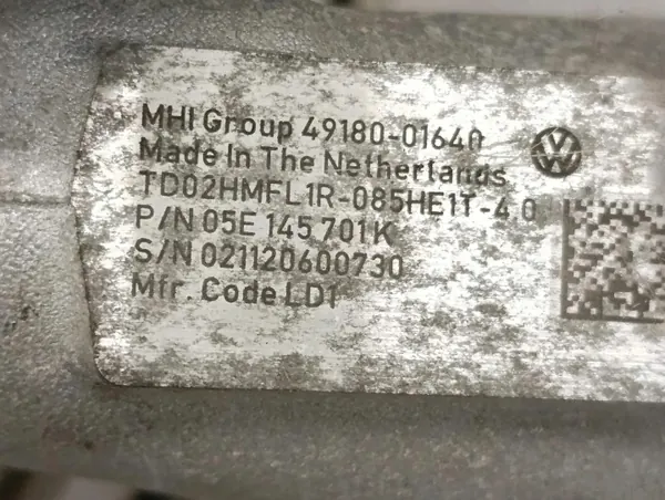 Turbo VW Touran (5T1) 05E145701K Bensin 110kW 2019 image 3