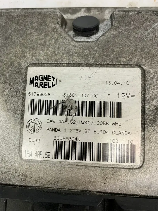 Unité de contrôle moteur Fiat 51798638 IAW4AF.S2 image 2