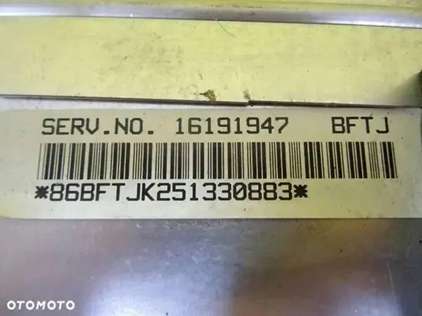 Ordinateur de moteur Pontiac Trans Sport 16191947 image 2