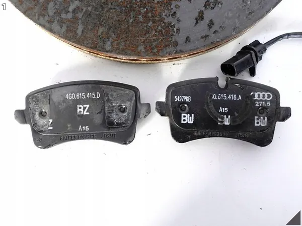 AUDI A7 S7 A6 S6 A8 Remschijven + Blokken image 2