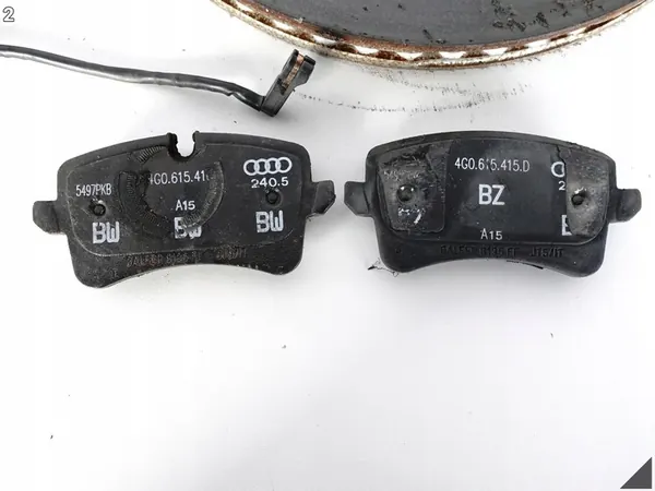 AUDI A7 S7 A6 S6 A8 Remschijven + Blokken image 3