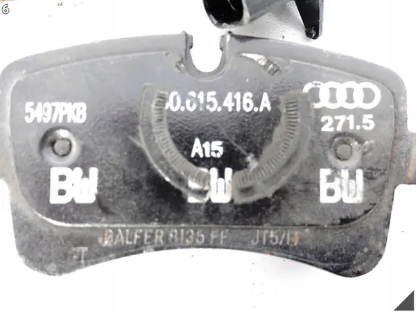 AUDI A7 S7 A6 S6 A8 Remschijven + Blokken image 7