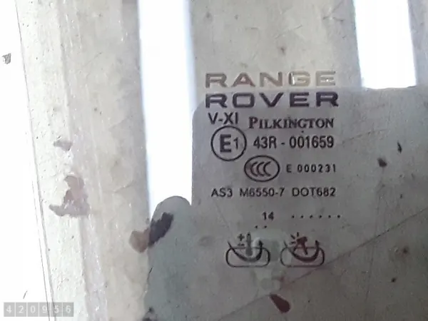 Land Rover Range Rover deur glas OEM e143r-001659 as3 image 3