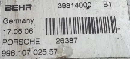 Oliekoeler Porsche 911 996 Carrera 3.4 3.6 OEM image 3