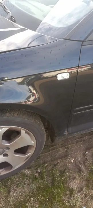 Fram vänster skärm för AUDI A3 8P 03-08 - Svart LZ9Y image 2