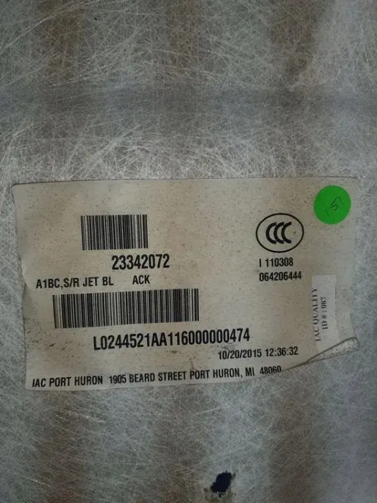 Techo Chevrolet Camaro OEM 23342072 - Usado image 3