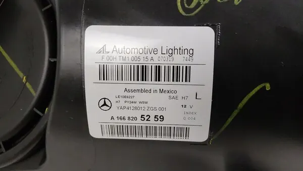 Reflector Mercedes-Benz ML W166 2015 A1668205259 image 10