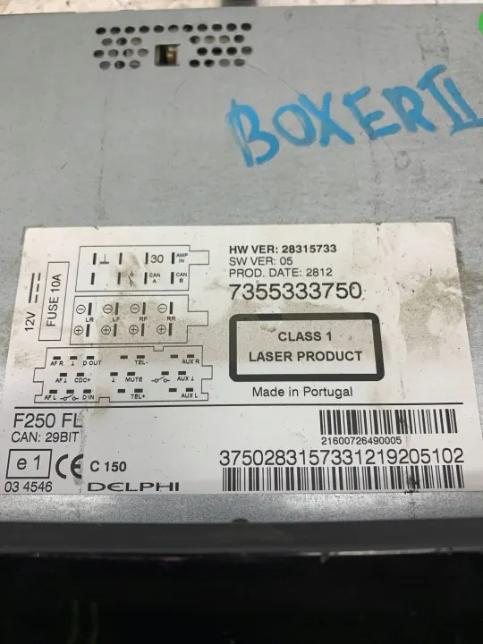 Radio CD usado OEM 28215733 para Citroen image 4
