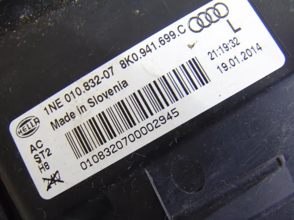 Begagnad halogendimljus vänster fram Audi A4 B8 Lift 8K0941699C image 6