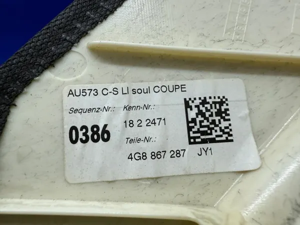 Audi A7 achterpilaarbescherming OEM 4G8867245A 4G8867246A image 8