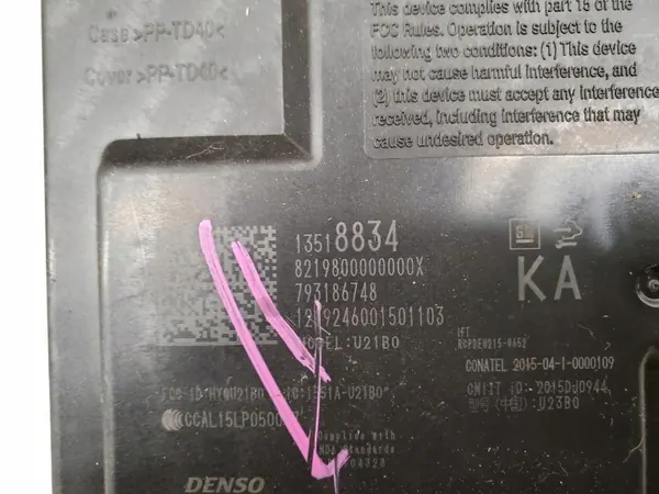 Módulo Sin Llave Cadillac Escalade IV OEM 13518834 image 5