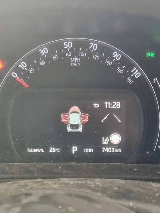 Vänster Bakdörrsgångjärn Toyota Prius IV Camry Auris RAV4 Yaris III Aygo X image 3