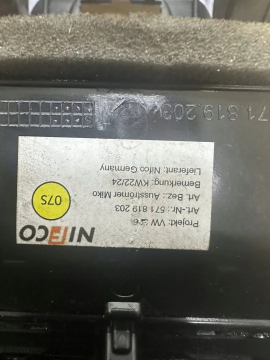 VW TIGUAN III middenconsole ventilatierooster OEM 571819203 image 3