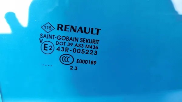 Vitre Portière Arrière Droit Renault Zoe II OEM 43R-005223 image 9