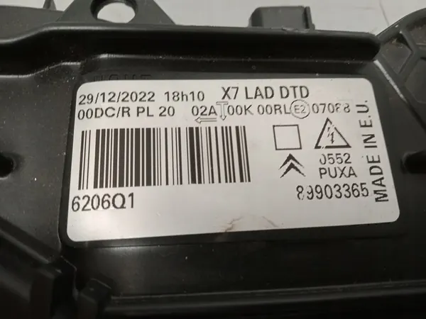 CITROEN C5 II X7 Farol Direito Xenon LED 6206Q1 image 8