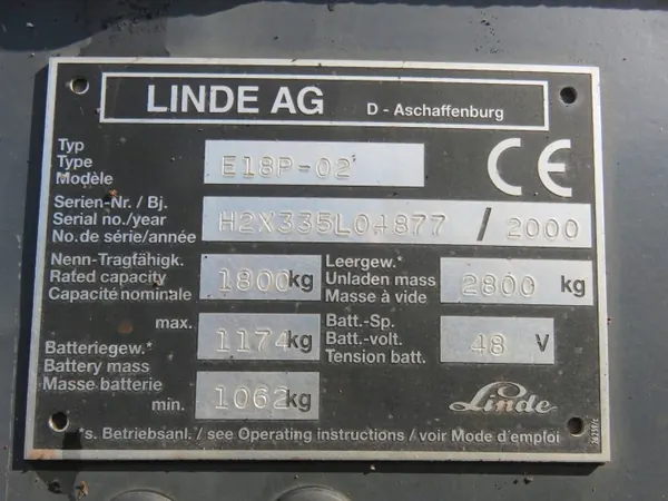 Cabina Linde E18P usada - OEM E18P (40 chars) image 5