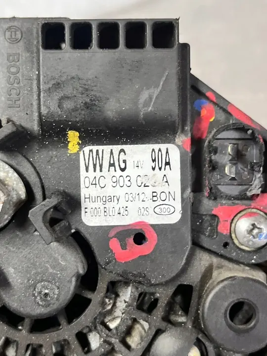 VW UP MII CITIGO 1.0 MPI Vaihtovirtageneraattori 04C903023A image 6