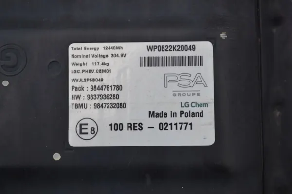 Hybridbatteri OEM 9844761780 41Ah för DS4 II image 7