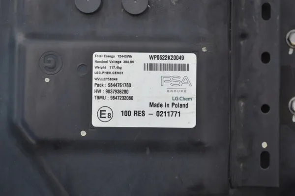 Hybridbatteri OEM 9844761780 41Ah för DS4 II image 9