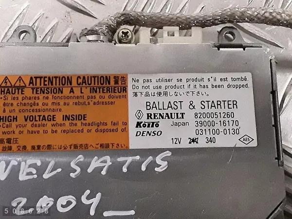 2004 Renault Vel Satis ECU 8200051260 image 2