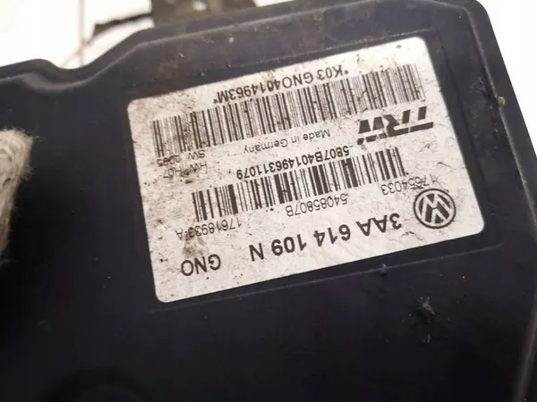 Volkswagen Passat ABS-module 2011 2.0L 3aa614109n image 3