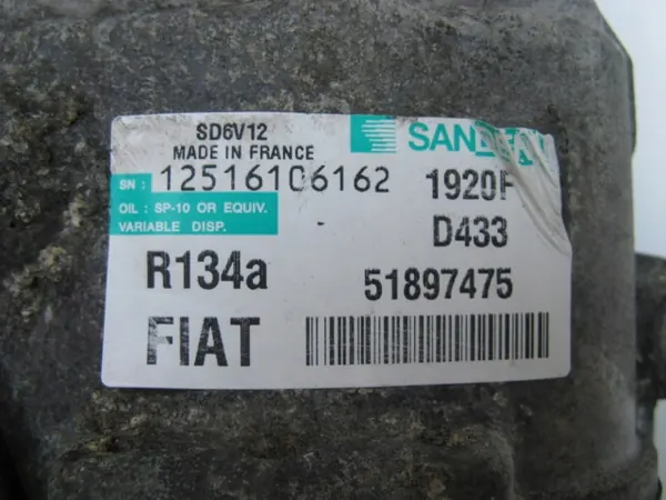 Compressore Aria Condizionata Lancia Delta III 1.6 D image 2