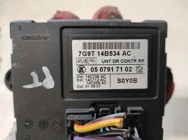 Módulo Puerta Trasera Derecha Ford Mondeo MK4 7G9T-14B534-AC image 4
