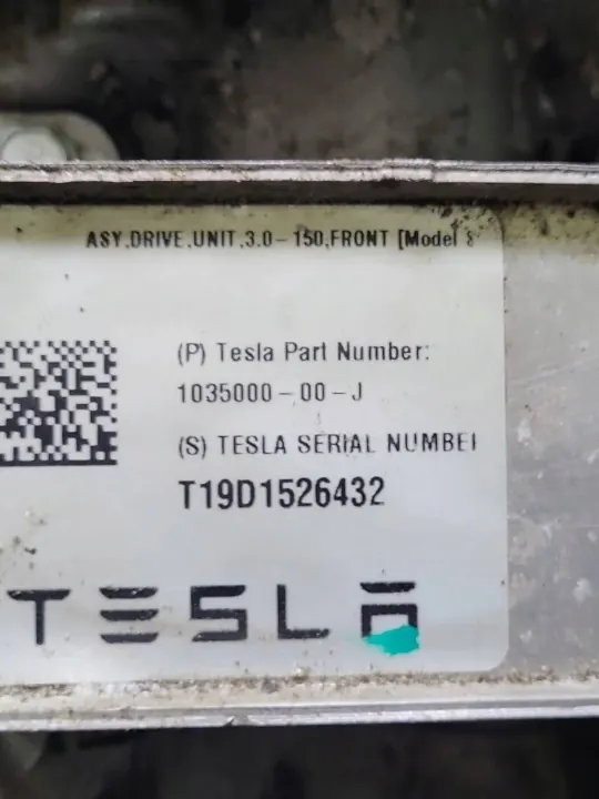 Motor elétrico Tesla OEM 103610901C Dianteiro Usado image 6