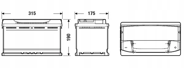 Batterie Varta d'occasion OEM 580500080D842 80Ah image 5