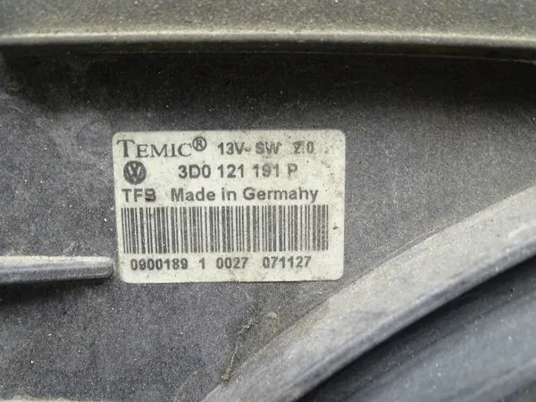 Radiatorventilator VW Phaeton 3.0 TDI OEM 3D0121191P image 6
