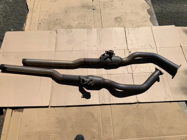 Tubo de escape silenciador malla OEM Audi A8 D4 4.2 FSI derecho image 2
