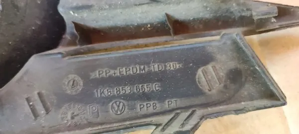 Griglia paraurti LWEA VW Scirocco 1K8 OEM image 5