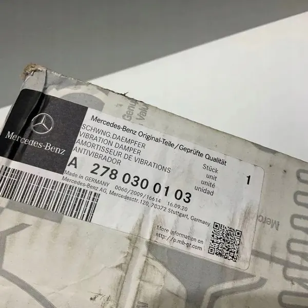 Polea de correa K163 usado OEM A2780300103 Mercedes W212 image 4