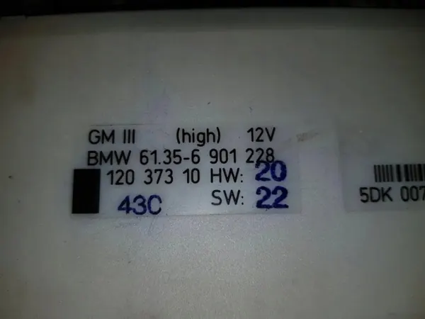 Module Confort BMW OEM 61356901228 pour Série 5 image 3