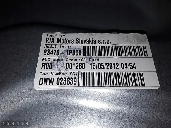 Régulateur de vitre Kia Venga OEM 834701P000 - Occasion image 5