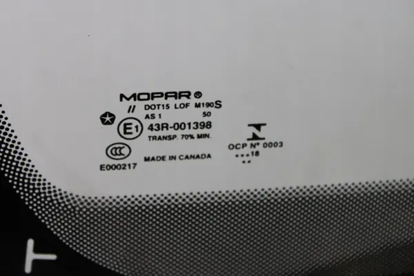 Parabrisas delantero Chrysler Pacifica 2017+ OEM 43R-001398 image 5