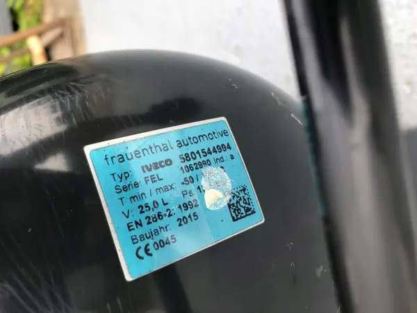 Iveco OE 5801544944N Luftbehälter 22,5" 25L Gebraucht image 8