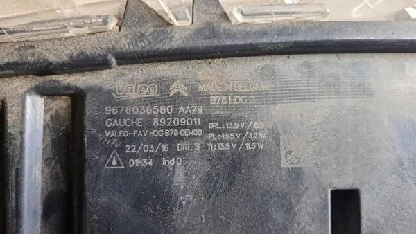 CITROEN C4 SPACETOURER GRAND PICASSO II - LÁMPARA DRL LED image 6