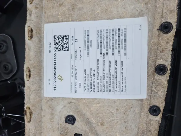 OEM IMPRK1553137 Rechter Achterdeur Bekleding VW Tiguan II image 7