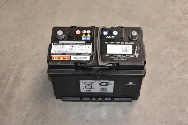 Gebrauchte Porsche OE Batterie 992915105A 555 70Ah image 2