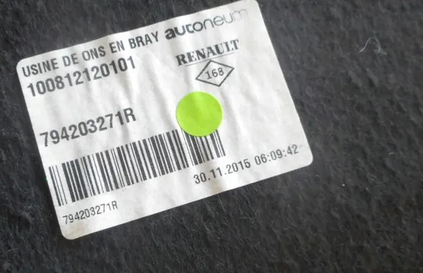 Renault Zoe achterste kofferbakplank OEM 794203271R image 4